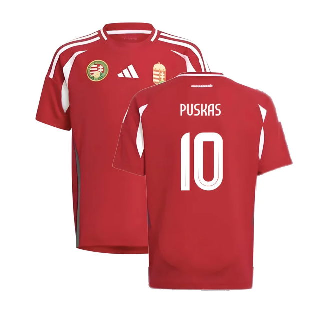 2024-2025 Hungary Home Shirt (Kids) (PUSKAS 10)