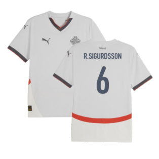 2024-2025 Iceland Away Shirt (R.Sigurdsson 6)