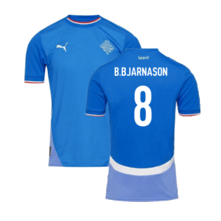 2024-2025 Iceland Home Shirt (B.Bjarnason 8)