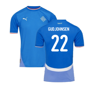 2024-2025 Iceland Home Shirt (Gudjohnsen 22)