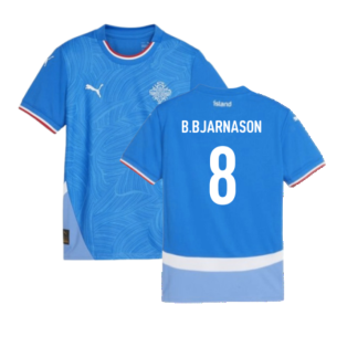 2024-2025 Iceland Home Shirt (Kids) (B.Bjarnason 8)