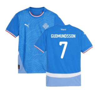 2024-2025 Iceland Home Shirt (Kids) (Gudmundsson 7)