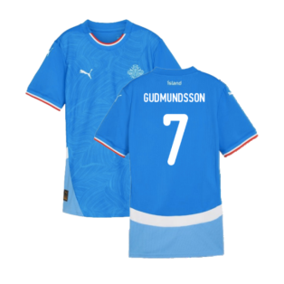 2024-2025 Iceland Home Shirt (Ladies) (Gudmundsson 7)