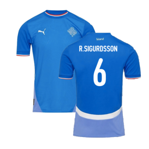2024-2025 Iceland Home Shirt (R.Sigurdsson 6)