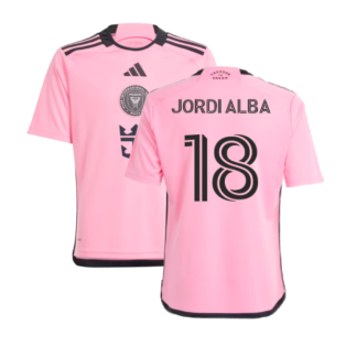 2024-2025 Inter Miami Home Shirt (Kids) (Jordi Alba 18)