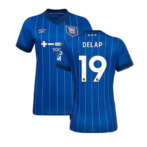 2024-2025 Ipswich Town Home Shirt (Womens) (Delap 19)