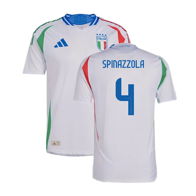 2024-2025 Italy Authentic Away Shirt (SPINAZZOLA 4)
