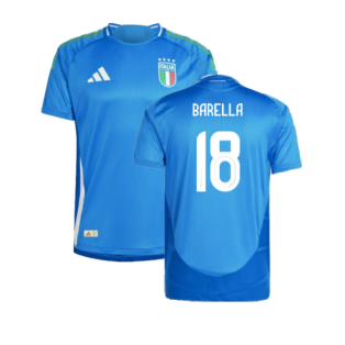 2024-2025 Italy Authentic Home Shirt (BARELLA 18)