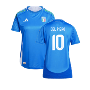 2024-2025 Italy Authentic Home Shirt (Ladies) (DEL PIERO 10)