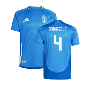2024-2025 Italy Authentic Home Shirt (SPINAZZOLA 4)
