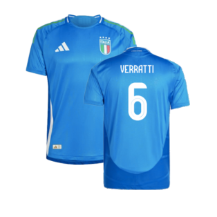 2024-2025 Italy Authentic Home Shirt (VERRATTI 6)