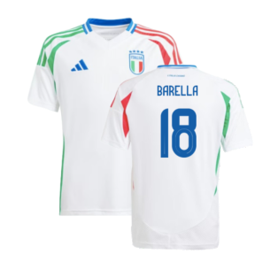 2024-2025 Italy Away Shirt (Kids) (BARELLA 18)