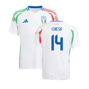 2024-2025 Italy Away Shirt (Kids) (CHIESA 14)