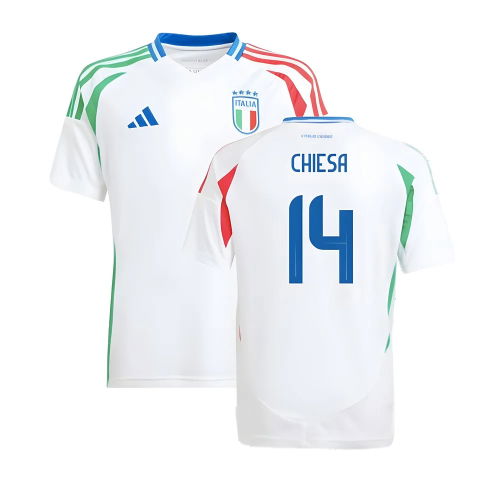 2024-2025 Italy Away Shirt (Kids) (CHIESA 14)