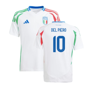 2024-2025 Italy Away Shirt (Kids) (DEL PIERO 10)