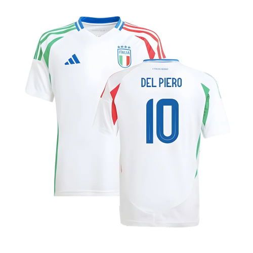 2024-2025 Italy Away Shirt (Kids) (DEL PIERO 10)