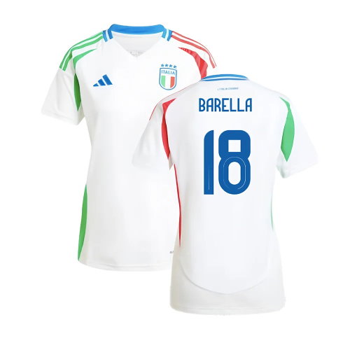 2024-2025 Italy Away Shirt (Ladies) (BARELLA 18)