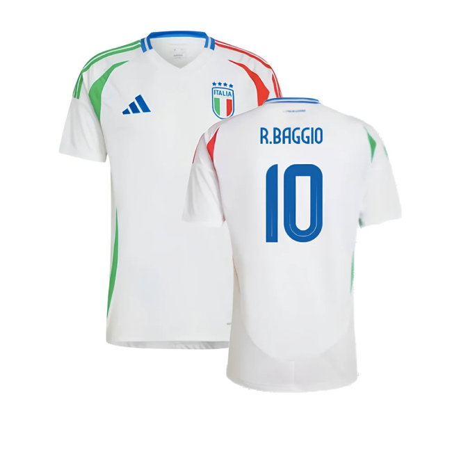 2024-2025 Italy Away Shirt (R.BAGGIO 10)