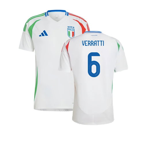 2024-2025 Italy Away Shirt (VERRATTI 6)