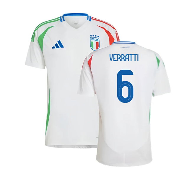2024-2025 Italy Away Shirt (VERRATTI 6)