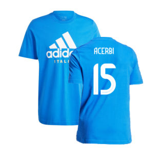 2024-2025 Italy DNA Graphic Tee (Blue) (ACERBI 15)