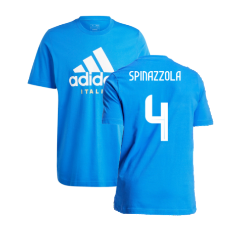 2024-2025 Italy DNA Graphic Tee (Blue) (SPINAZZOLA 4)