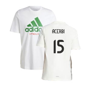 2024-2025 Italy DNA Graphic Tee (White) (ACERBI 15)