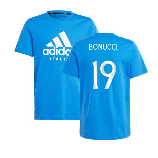 2024-2025 Italy DNA Tee (Blue) - Kids (BONUCCI 19)