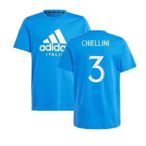 2024-2025 Italy DNA Tee (Blue) - Kids (CHIELLINI 3)