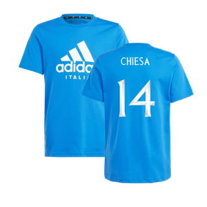 2024-2025 Italy DNA Tee (Blue) - Kids (CHIESA 14)