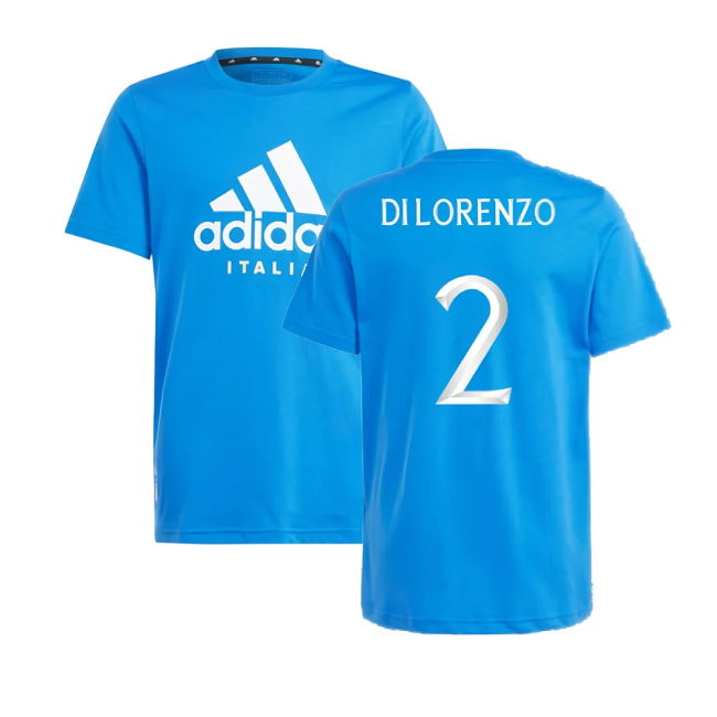 2024-2025 Italy DNA Tee (Blue) - Kids (DI LORENZO 2)