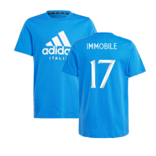 2024-2025 Italy DNA Tee (Blue) - Kids (IMMOBILE 17)
