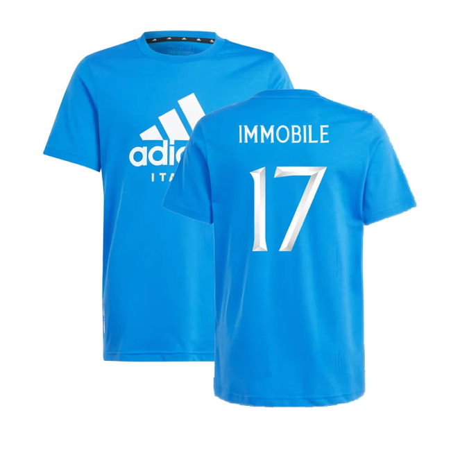 2024-2025 Italy DNA Tee (Blue) - Kids (IMMOBILE 17)