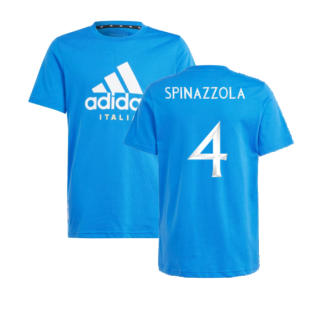 2024-2025 Italy DNA Tee (Blue) - Kids (SPINAZZOLA 4)