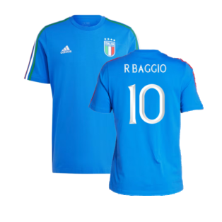 2024-2025 Italy DNA Tee (Blue) (R BAGGIO 10)