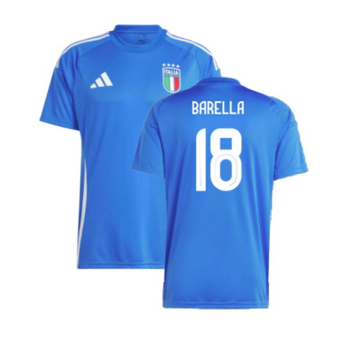 2024-2025 Italy Home Fan Jersey (BARELLA 18) 2024-2025 Italy Home Fan Jersey (BARELLA 18)