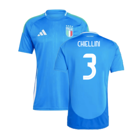 2024-2025 Italy Home Shirt (CHIELLINI 3)