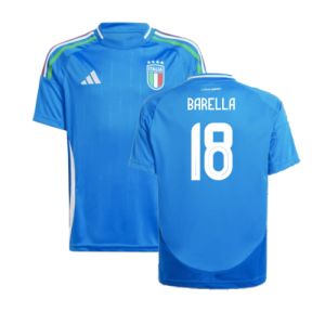 2024-2025 Italy Home Shirt (Kids) (BARELLA 18)