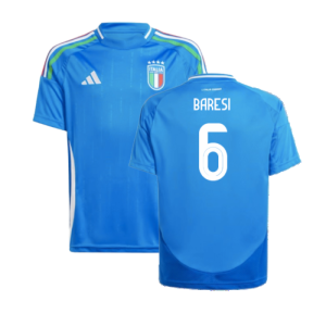 2024-2025 Italy Home Shirt (Kids) (BARESI 6)