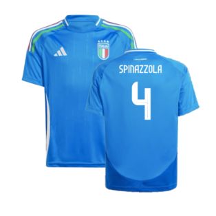 2024-2025 Italy Home Shirt (Kids) (SPINAZZOLA 4)