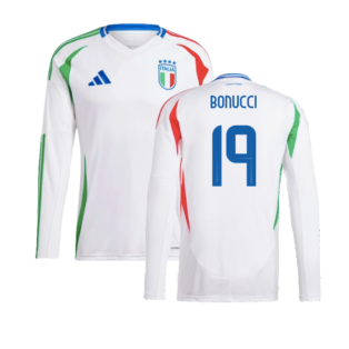 2024-2025 Italy Long Sleeve Away Shirt (BONUCCI 19)