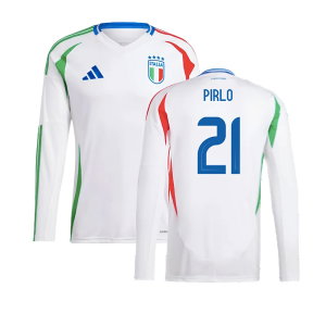 2024-2025 Italy Long Sleeve Away Shirt (PIRLO 21)