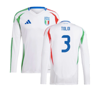2024-2025 Italy Long Sleeve Away Shirt (TOLOI 3)