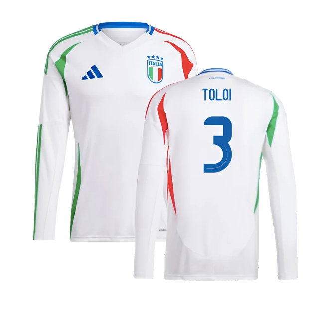 2024-2025 Italy Long Sleeve Away Shirt (TOLOI 3)