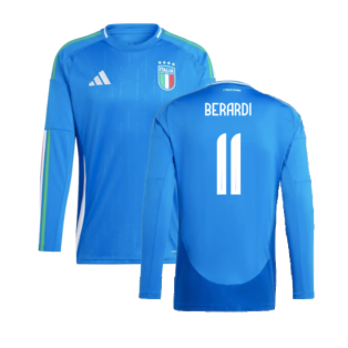 2024-2025 Italy Long Sleeve Home Shirt (BERARDI 11)