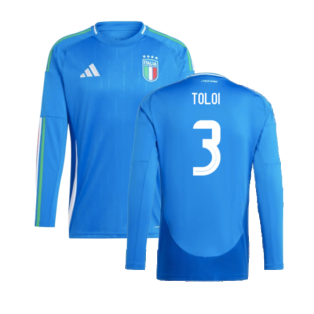 2024-2025 Italy Long Sleeve Home Shirt (TOLOI 3)