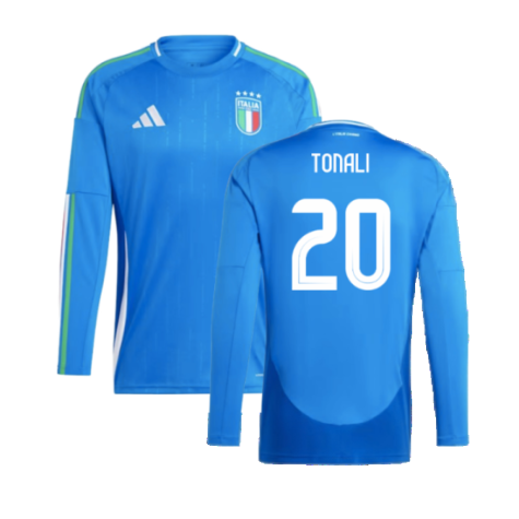 2024-2025 Italy Long Sleeve Home Shirt (TONALI 20)