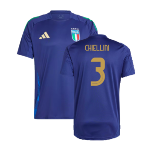 2024-2025 Italy Training Jersey (Navy) (CHIELLINI 3)