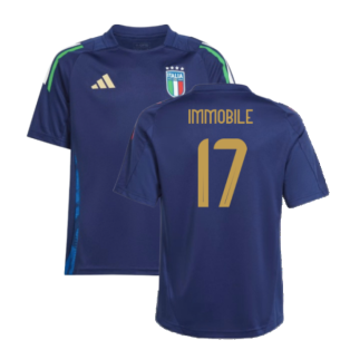 2024-2025 Italy Training Jersey (Navy) - Kids (IMMOBILE 17)