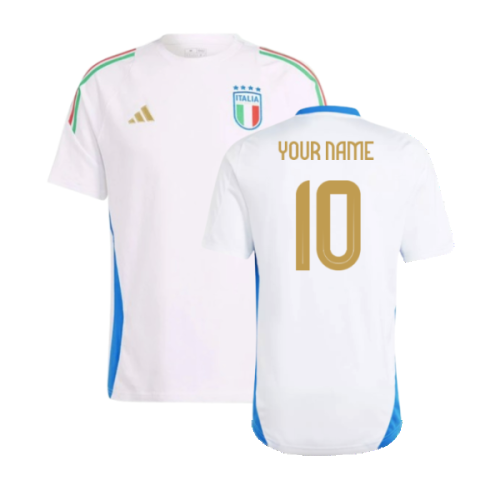 2024-2025 Italy Training Tee (White) (Your Name)